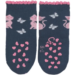 Sterntaler ABS Kruipsokken Dubbelpak Kat/hart Marine -Sterntaler sterntaler abs kruipsokken dubbelpak kat hart marine a409139 4