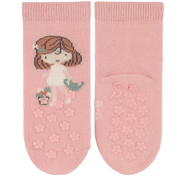 Sterntaler ABS Peutersokken Twin Pack Meisjes/Snail Zacht Roze 4 Sterntaler ABS Peutersokken Twin Pack Meisjes/Snail Zacht Roze - Afbeelding 2