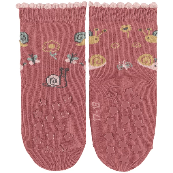 Sterntaler ABS Peutersokken Twin Pack Meisjes/Snail Zacht Roze 5 Sterntaler ABS Peutersokken Twin Pack Meisjes/Snail Zacht Roze - Afbeelding 3