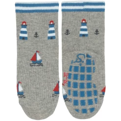 Sterntaler ABS Sokken Dubbelpak Vuurtoren/zeemeeuw Lichtgrijs -Sterntaler sterntaler abs sokken dubbelpak vuurtoren zeemeeuw lichtgrijs a404200 1