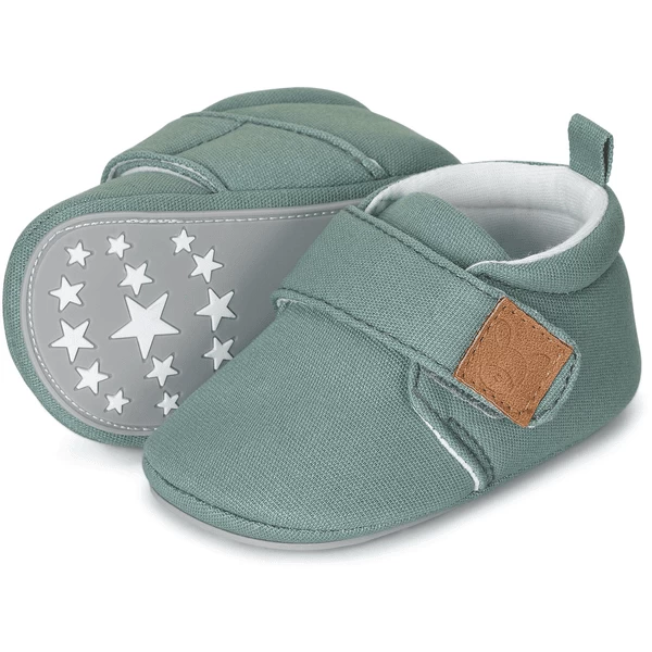 Sterntaler Baby Peuterschoen Uni Groen 3 Sterntaler Baby Peuterschoen Uni Groen