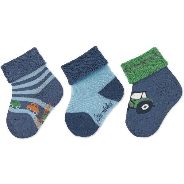Sterntaler Baby Sokken 3-Pack Cars Blauw 7 Sterntaler Baby Sokken 3-Pack Cars Blauw - Afbeelding 5