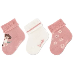 Sterntaler Baby Sokken 3-Pak Meisjes Licht Roze 11 Sterntaler Baby Sokken 3-Pak Meisjes Licht Roze -Sterntaler sterntaler baby sokken 3 pak meisjes licht roze a409348 4