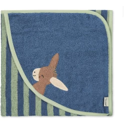 Sterntaler Badcape Emmilius Medium Blauw 80 X 80 Cm -Sterntaler sterntaler badcape emmilius medium blauw 80 x 80 cm a327058 2