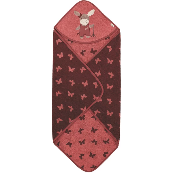 Sterntaler Badcape Emmily Lichtrood 80 X 80 Cm 6 Sterntaler Badcape Emmily Lichtrood 80 X 80 Cm - Afbeelding 4