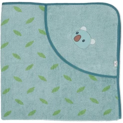 Sterntaler Badcape Met Capuchon Kalla Blauw Gemêleerd 100 X 100 Cm -Sterntaler sterntaler badcape met capuchon kalla blauw gemeleerd 100 x 100 cm a351498 4