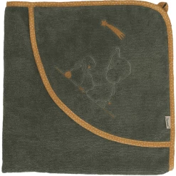 Sterntaler Badhanddoek 100 X 100 Cm Eddy Donkergroen -Sterntaler sterntaler badhanddoek 100 x 100 cm eddy donkergroen a384628 4