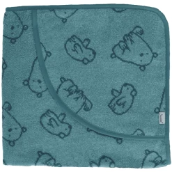 Sterntaler Badhanddoek 100 X 100 Cm Elia Donker Turquoise -Sterntaler sterntaler badhanddoek 100 x 100 cm elia donker turquoise a384629 4