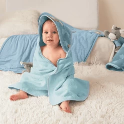 Sterntaler Badhanddoek Emmi Medium Blauw 100 X 100 Cm -Sterntaler sterntaler badhanddoek emmi medium blauw 100 x 100 cm a290857 2