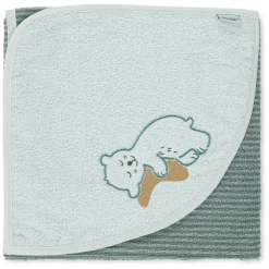 Sterntaler Badhanddoek Met Kap Ben Medium Groen 80 X 80 Cm -Sterntaler sterntaler badhanddoek met kap ben medium groen 80 x 80 cm a301075 3