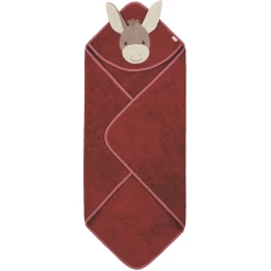 Sterntaler Ezel Motief Badlaken Emmily Donkerrood 9 Sterntaler Ezel Motief Badlaken Emmily Donkerrood -Sterntaler sterntaler ezel motief badlaken emmily donkerrood a327095 3