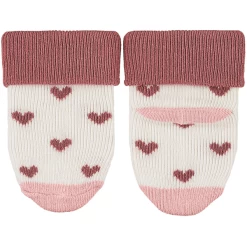 Sterntaler First Baby Socks 3-Pack Hearts Ecru -Sterntaler sterntaler first baby socks 3 pack hearts ecru a409339 1