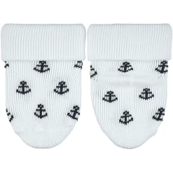 Sterntaler First Baby Socks 3-Pack Maritime White -Sterntaler sterntaler first baby socks 3 pack maritime white a409335 1
