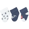 Sterntaler First Baby Socks 3-Pack Maritime White -Sterntaler sterntaler first baby socks 3 pack maritime white a409335