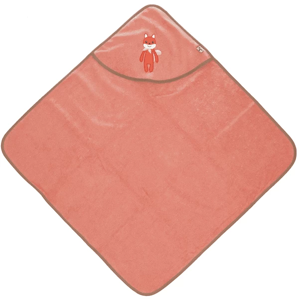 Sterntaler GOTS Badhanddoek Met Kap Enna Uni Koraal 80 X 80 Cm 5 Sterntaler GOTS Badhanddoek Met Kap Enna Uni Koraal 80 X 80 Cm - Afbeelding 3