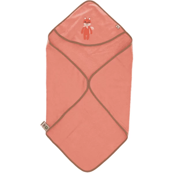 Sterntaler GOTS Badhanddoek Met Kap Enna Uni Koraal 80 X 80 Cm 7 Sterntaler GOTS Badhanddoek Met Kap Enna Uni Koraal 80 X 80 Cm - Afbeelding 5