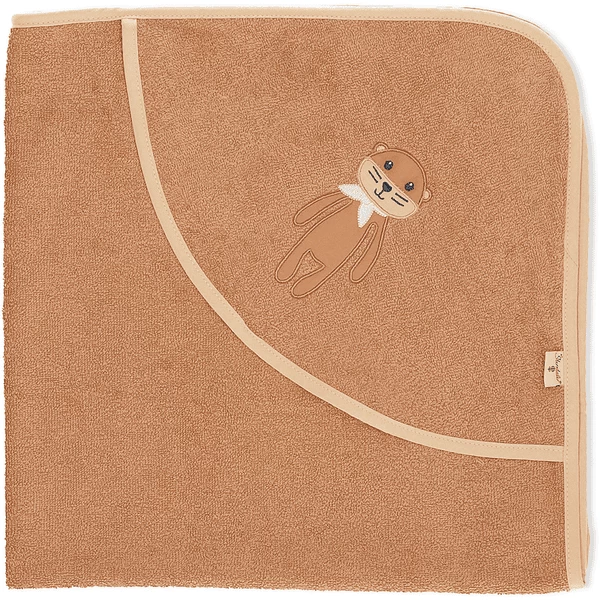 Sterntaler GOTS Badhanddoek Met Kap Otti Uni Bruin 80 X 80 Cm 3 Sterntaler GOTS Badhanddoek Met Kap Otti Uni Bruin 80 X 80 Cm