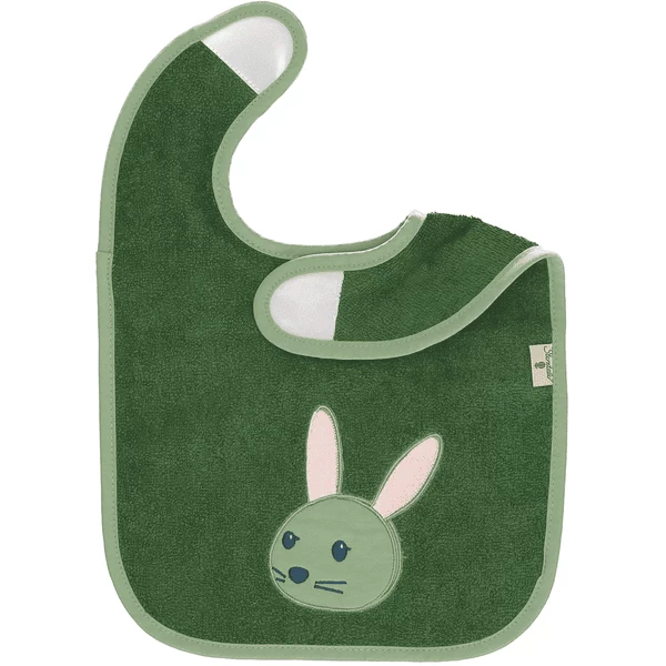 Sterntaler GOTS Klittenband Slabbetje Kinni Donkergroen 7 Sterntaler GOTS Klittenband Slabbetje Kinni Donkergroen - Afbeelding 5