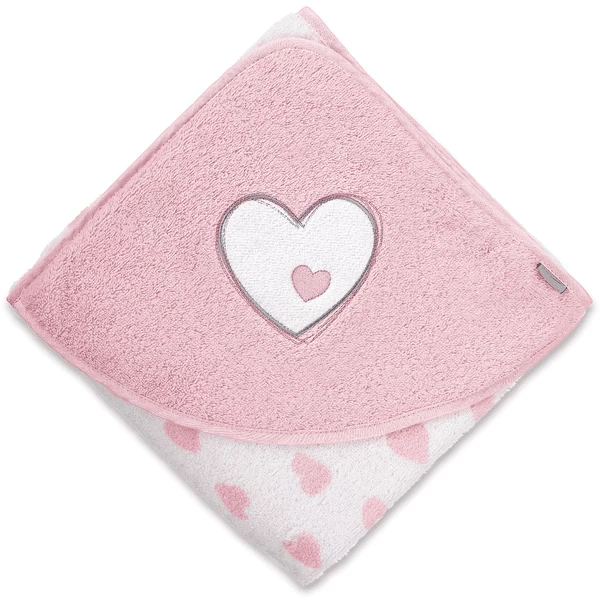 Sterntaler Handdoek Emmi Girl Hart 100x100 Wit 4 Sterntaler Handdoek Emmi Girl Hart 100x100 Wit - Afbeelding 2