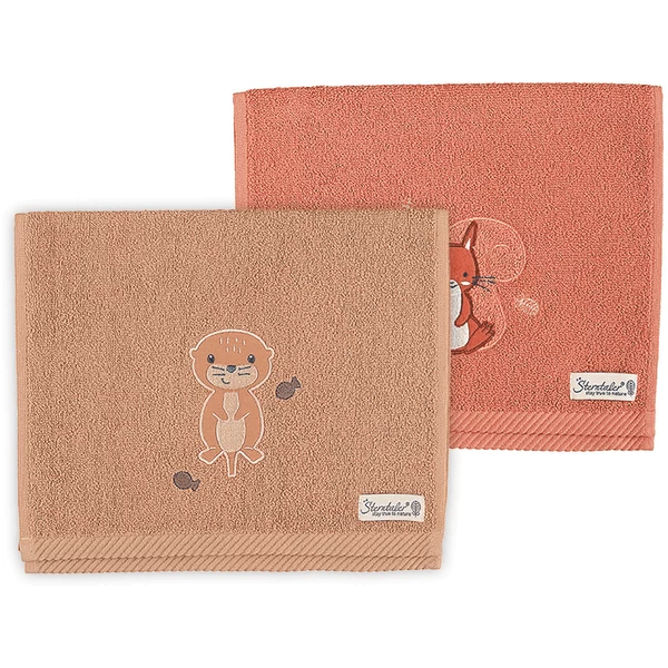 Sterntaler Kinderhanddoek Twin Pack Enna+Otti Koraal 50 X 30 Cm 3 Sterntaler Kinderhanddoek Twin Pack Enna+Otti Koraal 50 X 30 Cm