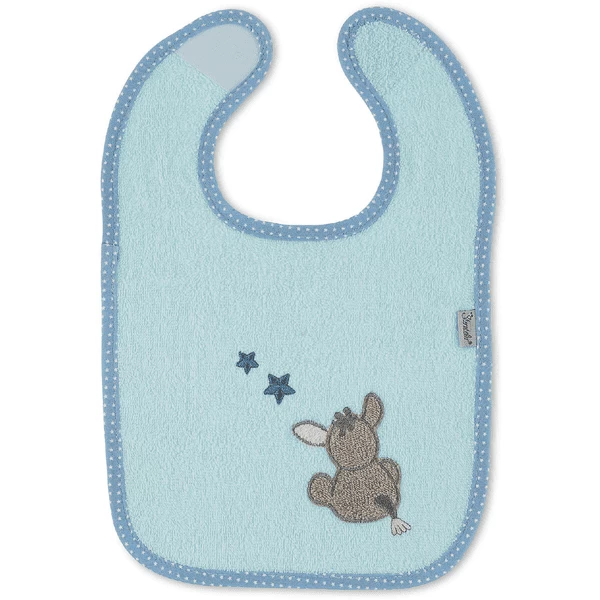 Sterntaler Klittenband Slabbetje Emmi Lichtblauw 3 Sterntaler Klittenband Slabbetje Emmi Lichtblauw