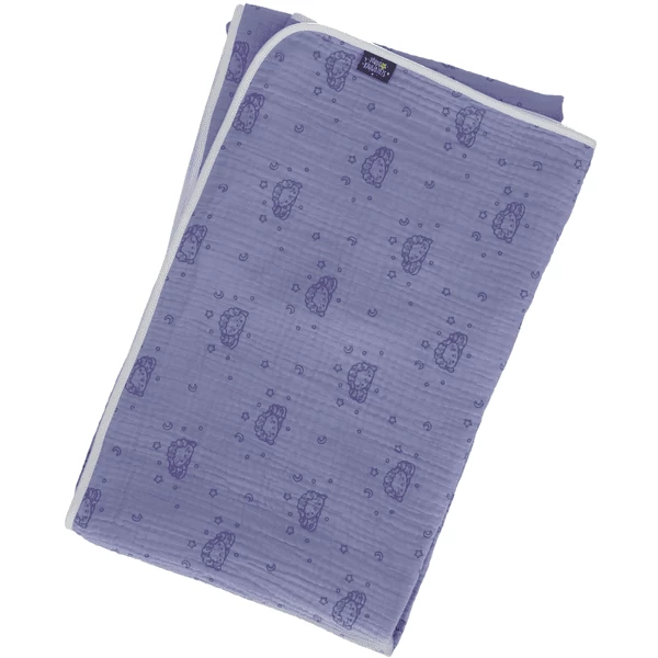 Sterntaler Mousseline Babydeken Sluimer Schaap Lila 6 Sterntaler Mousseline Babydeken Sluimer Schaap Lila - Afbeelding 4