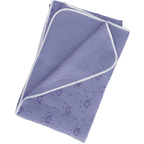 Sterntaler Mousseline Babydeken Sluimer Schaap Lila 7 Sterntaler Mousseline Babydeken Sluimer Schaap Lila - Afbeelding 5
