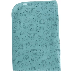 Sterntaler Mousseline Knuffeldeken Elia Donker Turquoise 120 X 120 Cm -Sterntaler sterntaler mousseline knuffeldeken elia donker turquoise 120 x 120 cm a387269 3