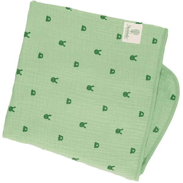 Sterntaler Mousseline Knuffeldeken Kinni+Kalla Medium Groen 120 X 120 Cm 7 Sterntaler Mousseline Knuffeldeken Kinni+Kalla Medium Groen 120 X 120 Cm - Afbeelding 5