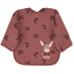 Sterntaler Mouw Slabbetje Emmily Lichtrood