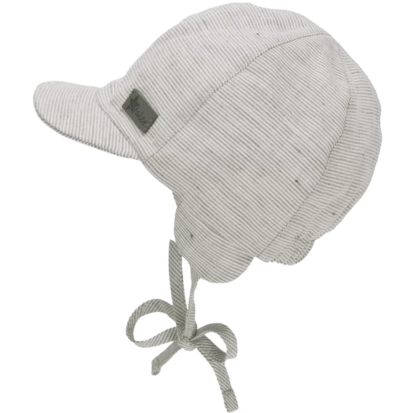 Sterntaler Peaked Cap Gestreept Donkergroen 5 Sterntaler Peaked Cap Gestreept Donkergroen - Afbeelding 3