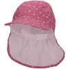 Sterntaler Peaked Cap Met Nekbescherming Bloemen Roze -Sterntaler sterntaler peaked cap met nekbescherming bloemen roze a402320