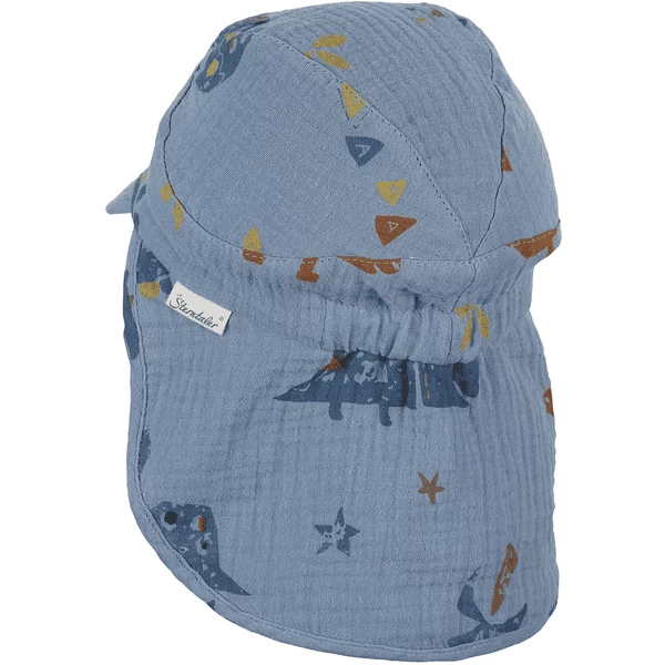 Sterntaler Piekmuts Met Nekbescherming Dinosaurus Lichtblauw 5 Sterntaler Piekmuts Met Nekbescherming Dinosaurus Lichtblauw - Afbeelding 3