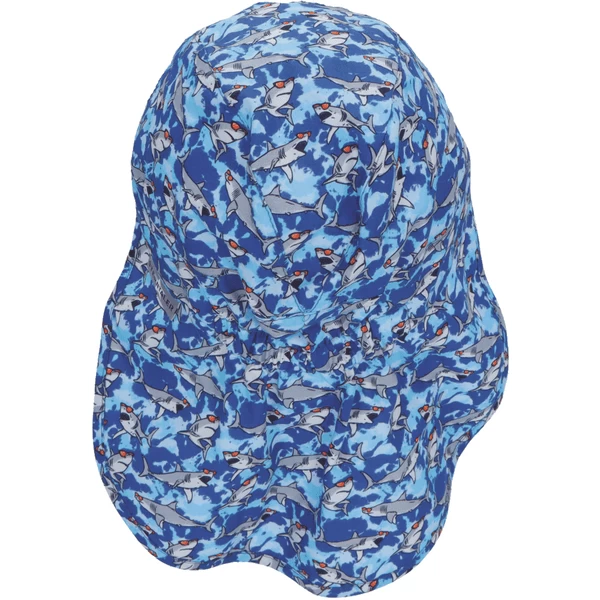 Sterntaler Piekmuts Met Nekbescherming Haaien Blauw 6 Sterntaler Piekmuts Met Nekbescherming Haaien Blauw - Afbeelding 4