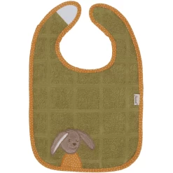 Sterntaler Plastic Klittenband Slabbetje Happy Medium Groen