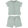 Sterntaler Set Shirt+short Palmboom Medium Groen