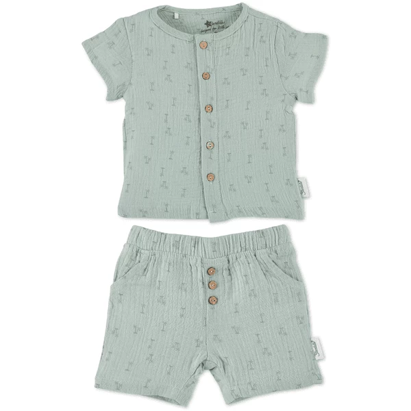 Sterntaler Set Shirt+short Palmboom Medium Groen 3 Sterntaler Set Shirt+short Palmboom Medium Groen