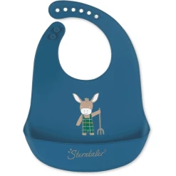 Sterntaler Siliconen Slabbetje Emmilius Medium Blauw -Sterntaler sterntaler siliconen slabbetje emmilius medium blauw a326976 2