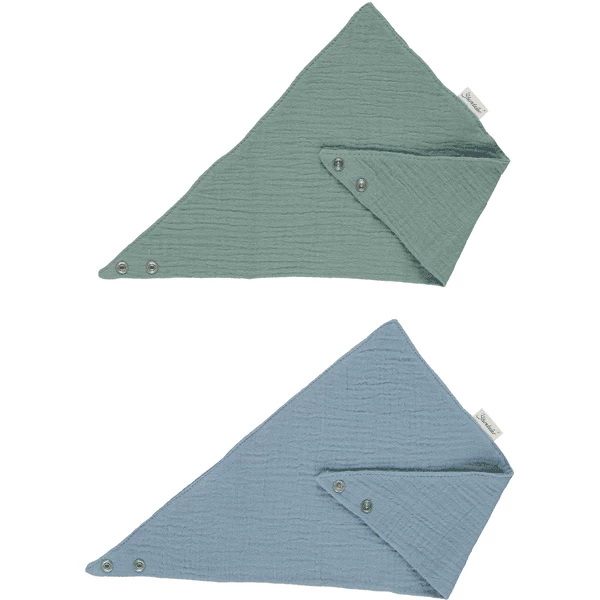 Sterntaler Sjaals Mousseline Twin Pack Lichtblauw 5 Sterntaler Sjaals Mousseline Twin Pack Lichtblauw - Afbeelding 3