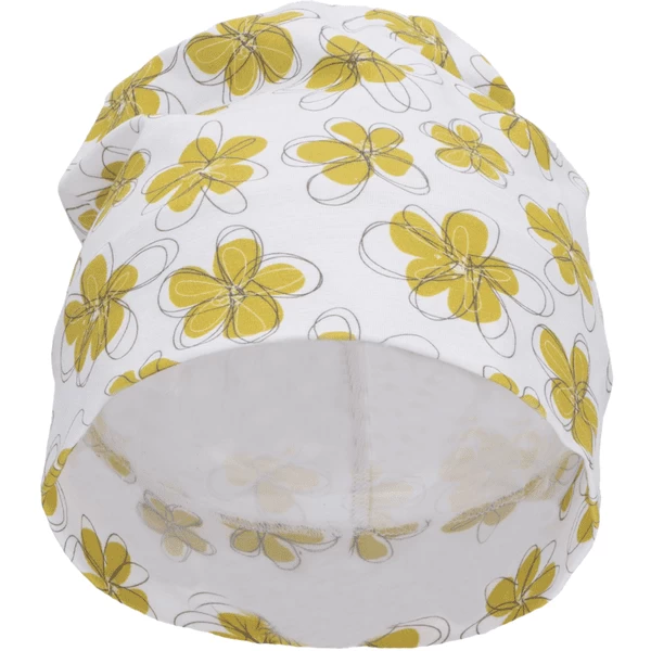 Sterntaler Slouch Beanie Bloemen Wit 4 Sterntaler Slouch Beanie Bloemen Wit - Afbeelding 2