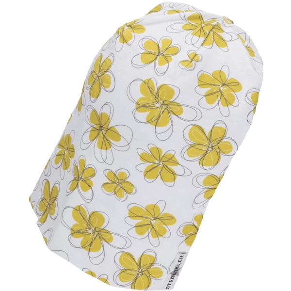 Sterntaler Slouch Beanie Bloemen Wit 5 Sterntaler Slouch Beanie Bloemen Wit - Afbeelding 3