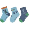 Sterntaler Sokken 3-pack Dino Hemelsblauw -Sterntaler sterntaler sokken 3 pack dino hemelsblauw a409471