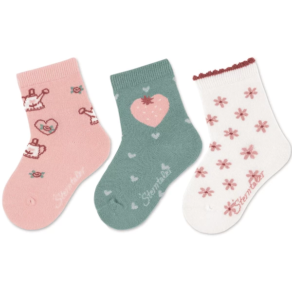 Sterntaler Sokken 3-pack Gieter Roze 7 Sterntaler Sokken 3-pack Gieter Roze - Afbeelding 5