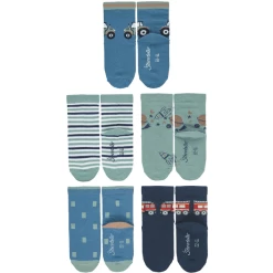 Sterntaler Sokken 5-pack Jongens Medium Blauw -Sterntaler sterntaler sokken 5 pack jongens medium blauw a409401 2