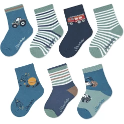 Sterntaler Sokken Doos Van 7 Jongens Medium Blauw 8 Sterntaler Sokken Doos Van 7 Jongens Medium Blauw -Sterntaler sterntaler sokken doos van 7 jongens medium blauw a409413 1