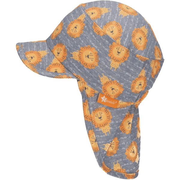 Sterntaler Spitsmuts Met Nekbeschermer Leeuw Medium Blauw 4 Sterntaler Spitsmuts Met Nekbeschermer Leeuw Medium Blauw - Afbeelding 2