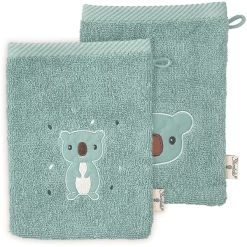 Sterntaler Washandschoenen 2 Pakken Kalla Blauw Gemêleerd