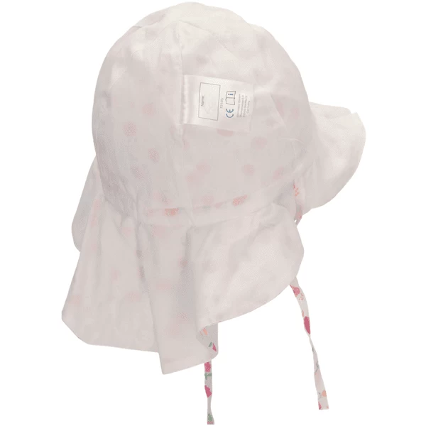 Sterntaler Zonnehoed Bloemen Ecru 7 Sterntaler Zonnehoed Bloemen Ecru - Afbeelding 5